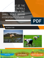 Enhancement of The Automatic Controls of A Stand-Alone Small Scale Indoor Hydroponics System