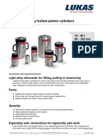 LUKAS Single-Acting Hollow Piston Cylinders