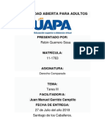 Tarea IV de Derecho Comparado