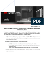 Ley Que Modifica La Ley 29409 Ley Que Concede El Derecho de Ley N 30807 1666491 2