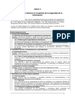 Requerimientos básicos de seguridad de la información