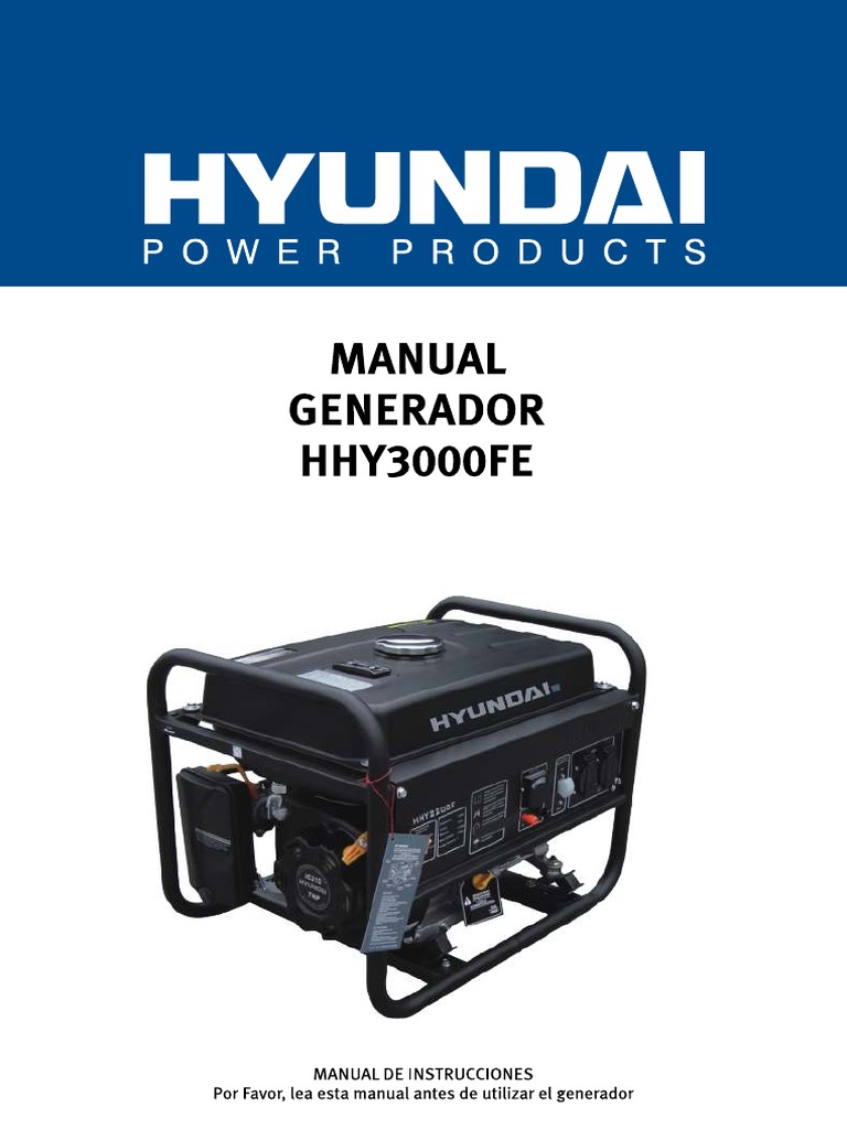 Hyundai hhy3000fe инструкция