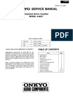 Onkyo A 8037 Service Manual