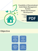 Feasibility of Decentralised Solid Waste Management System