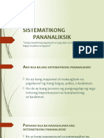 ALMONTE, Filipino - Baitang 8 - St. Charles Borromeo - Sistematikong Pananaliksik