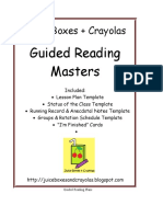 Juice Boxes + Crayolas: Guided Reading Masters