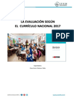 Evaluación Según El Curriculum Nacional 2017