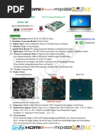 Confu HDMI To MIPI 2K 4K Driver - Specification V1808