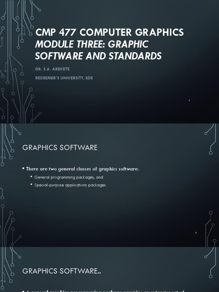 Graphics Standard PDF | PDF | Graphics | Computer Graphics