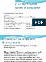 Presentation On The Financial Market Indicators of Bangladesh