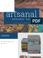 Artsanal Catálogo