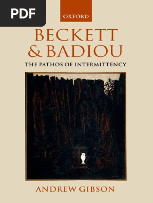 Badiou And Beckett Gibson Andrew Pdf Infinity Numbers