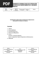 PNO de Adquisición de Medicamentos | PDF