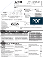 Manual Usuario Lavarropas EDL - EWD07A 326061253 Rev03 0615 PDF