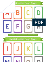 Capital Letter Flash Cards