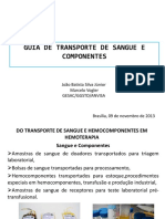 Guia do transporte seguro de sangue