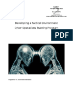 Tactical Cyber Operations