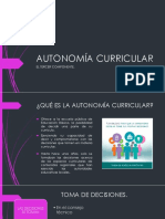 Autonomía Curricular