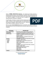 PROPUESTA Menu Ecuatoriano 1 PDF