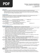 corey josephon resume