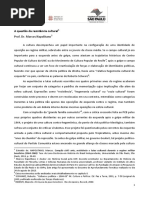 A questão da resistência cultural - Marcos Napolitano