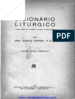 Dicionário Litúrgico para uso do Revmo. Clero e dos Fiéis