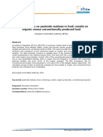 Monitoring data on pesticide residues in food