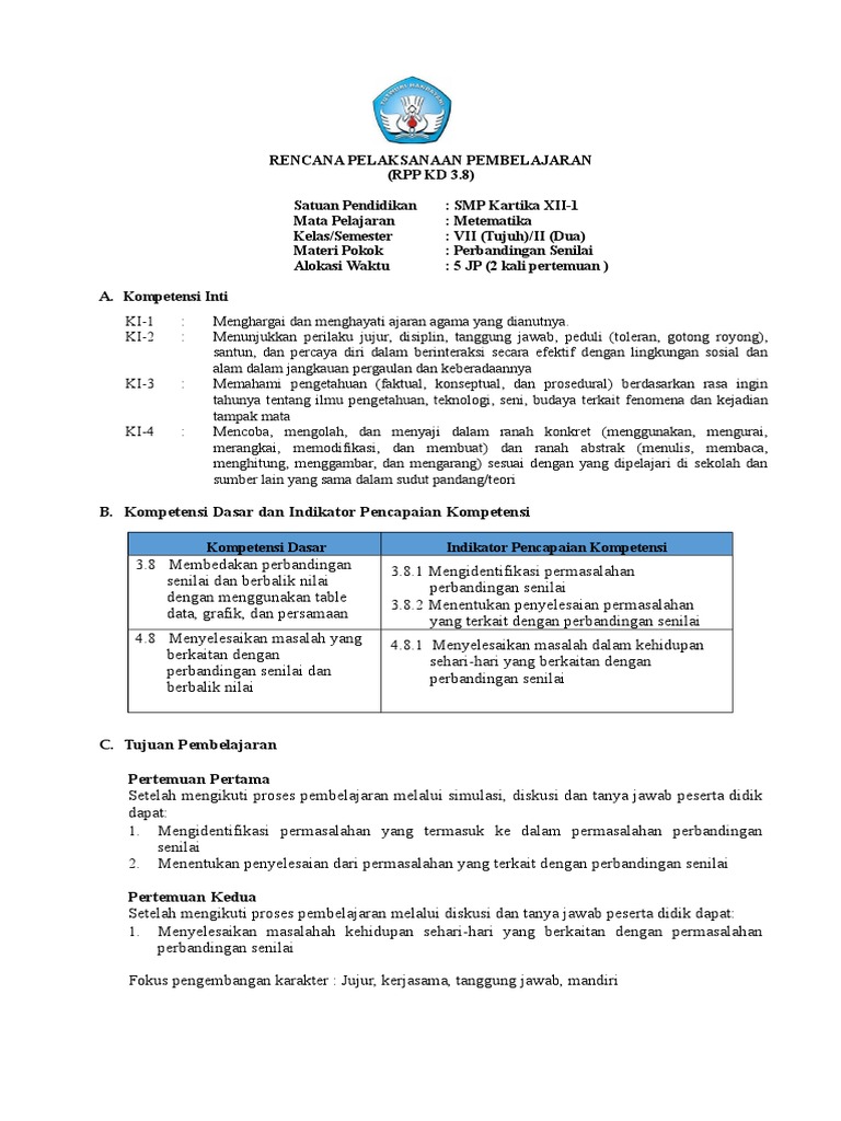 2 Perbandingan Senilai