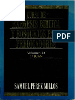 Curso de Exégesis Bíblica y Bosquejos Para Predicadores 1 Juan - Samuel Pérez Millos