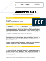 Ficha técnica de CBT Carbopotasi K, abono inorgánico con 20% K2O