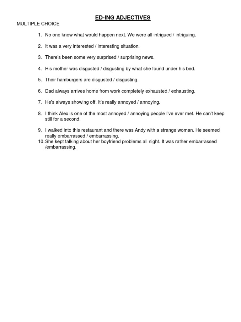 Adjectives | PDF | Language Arts & Discipline