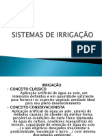 Irrigação: conceitos, objetivos, benefícios, custos e métodos