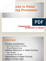 Defects in Metal Forming Processes: Prepared By:-Amitkumar R. Shelar