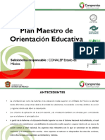 Plan Maestro de Orientación Educativa CONALEP EM