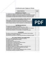 Lista de Verificación Oficina.