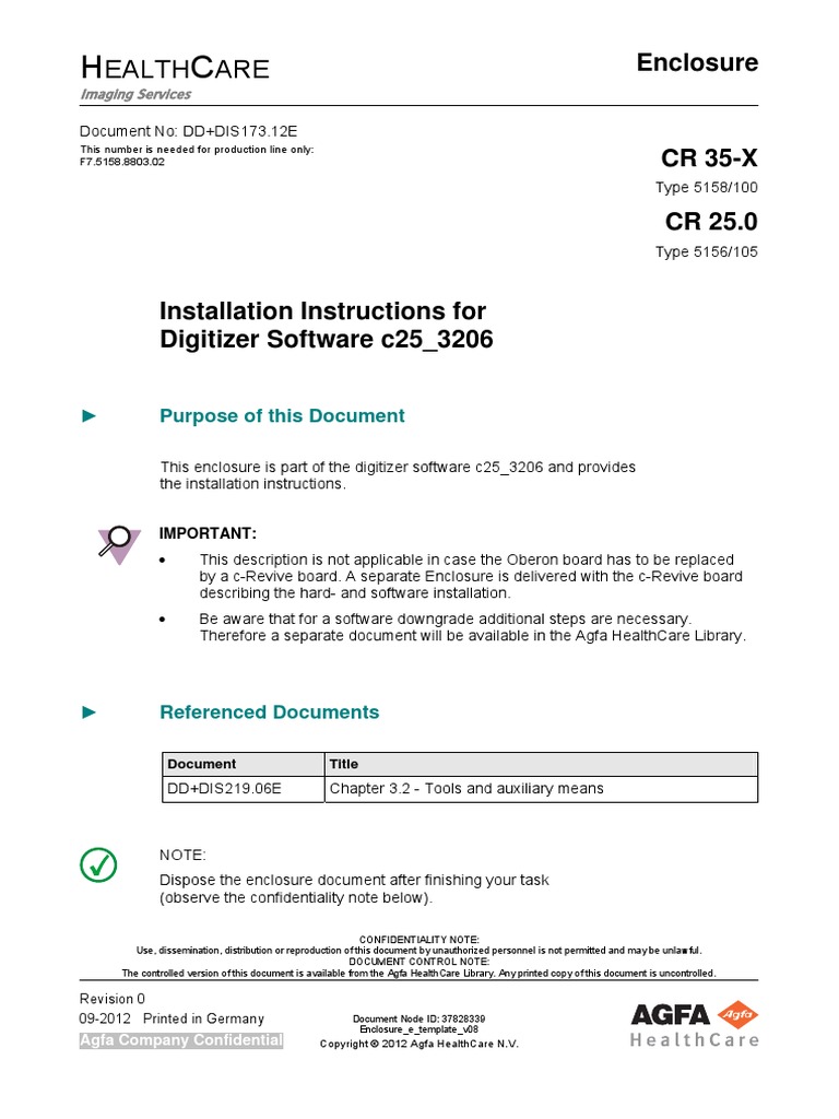 Installation Instructions for Digitizer Software c25_3206.pdf | Usb