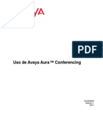 Uso de Avaya Aura™ Conferencing