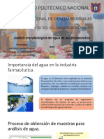 Analisis Microbiologico de Agua.