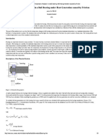 Temperature Analysis in a Ball Bearing With Heat Generation Caused by Friction