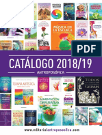 Catalogo Antroposofica 2018 - 19