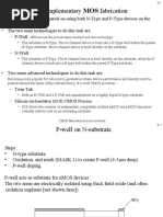 C MOS: Omplementary Fabrication