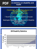 The ICF and Statistics On Disability and Health