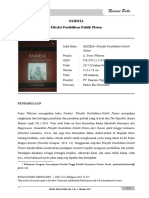 Resensi Paideia-Filsafat Pendidikan-Politik Platon PDF