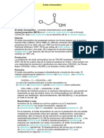 Acido Cloro Acetico