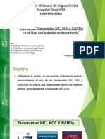 Capacitación Taxonomías NIC, NOC y NANDA