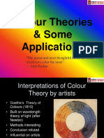 Colour Theories & Some Applications