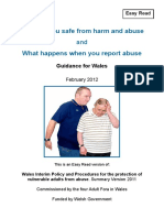 Keeping People Safe From Harm and Abuse English Easy Read