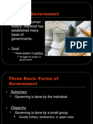 Реферат: Government Essay Research Paper The political system