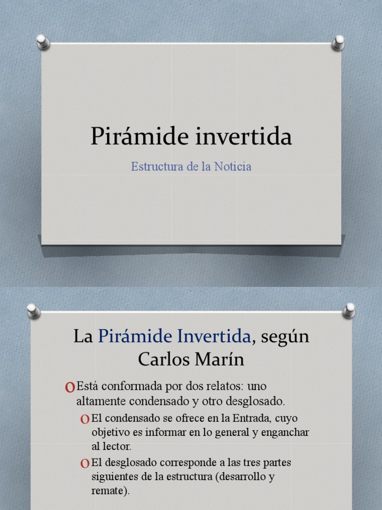Estructura de la Pirámide Invertida | PDF