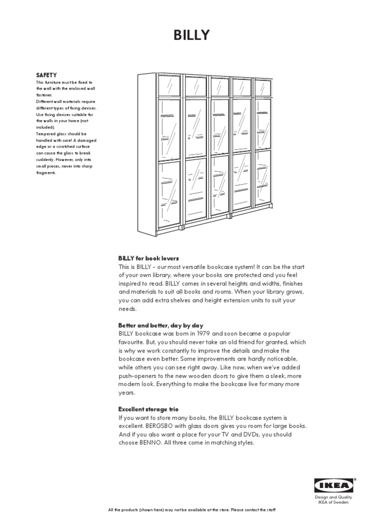 Billy PDF Bookcase Door